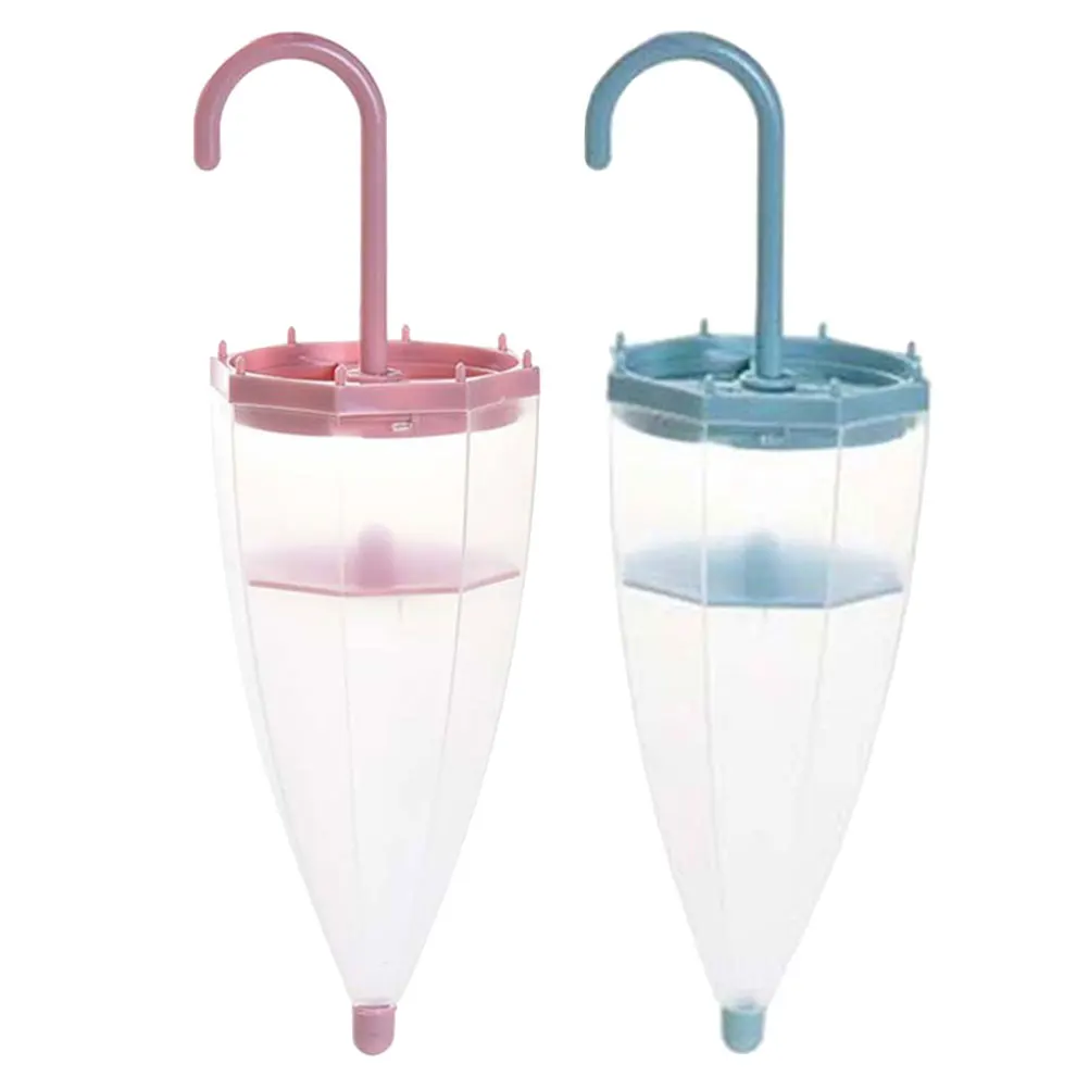 

2pcs Moisture Absorber Box Umbrella Shaped Closet Hanging Humidity Absorber Home Dehumidifier Storage Abs Pp Silicone Reusable