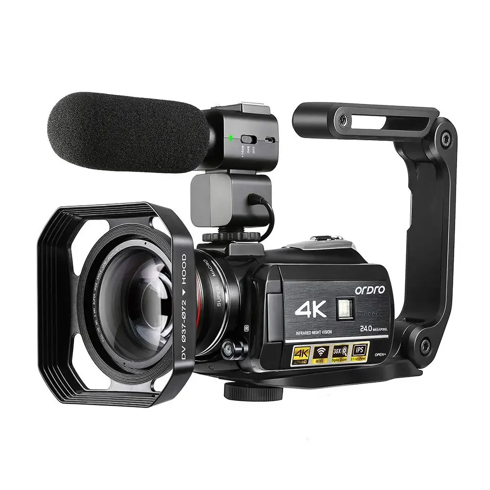 

For Ordro AC3 4k Vloging Camcorder Professional Video Camera for Youtuber Recording