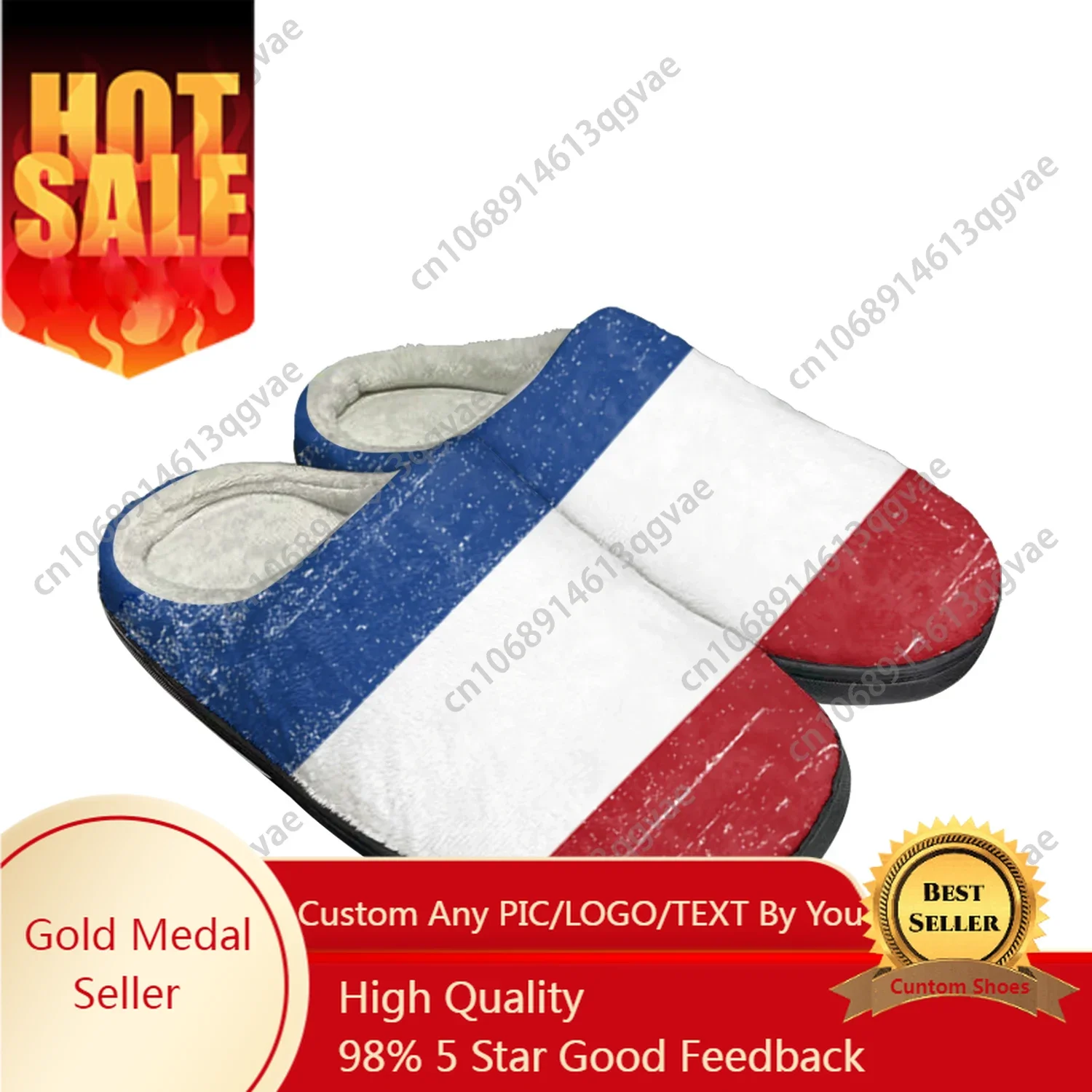 Dutch Flag Home Cotton Custom Slippers Mens Womens Sandals Netherlands Plush Bedroom Casual Keep Warm Shoes Thermal Slipper