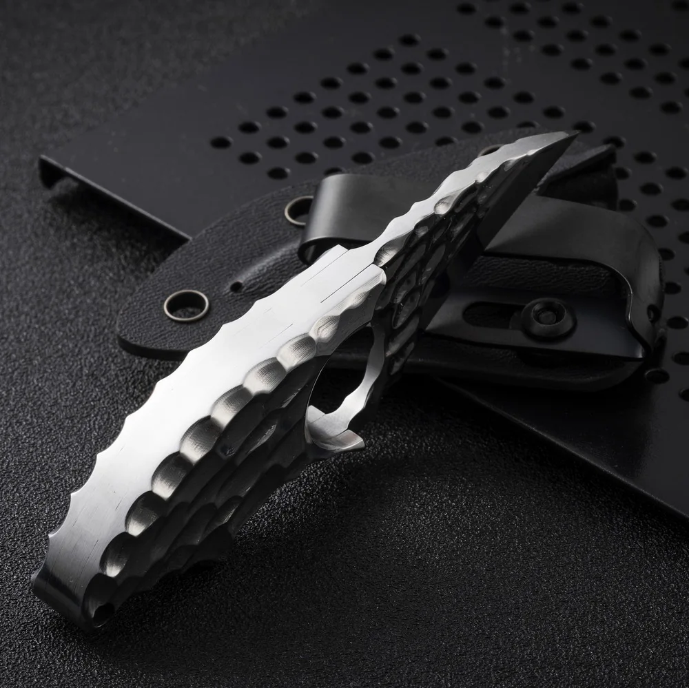 TRSKT Cool Neck Knife,Utility Pocke Knife,Survival Tactical Knife,Self Defense Offensive Edc Tool With Kydex Unboxing Knife