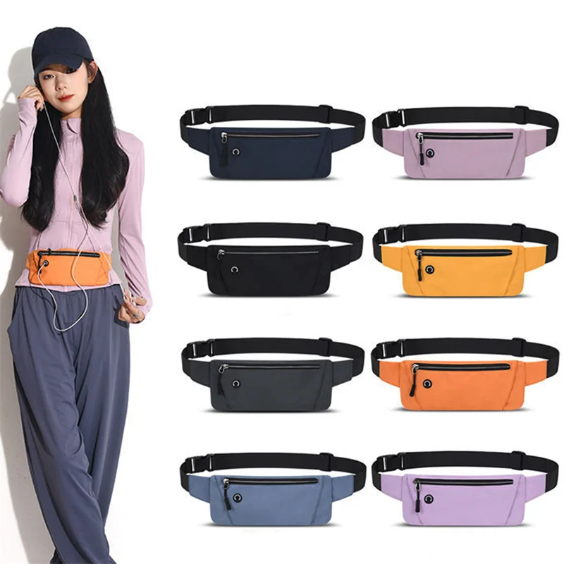 Running Waist Bag Sports Belt Pouch Mobile Phone Bag Men Women Waist Pack Lightweight Gym Sports Bag Waist Pack Adjustable