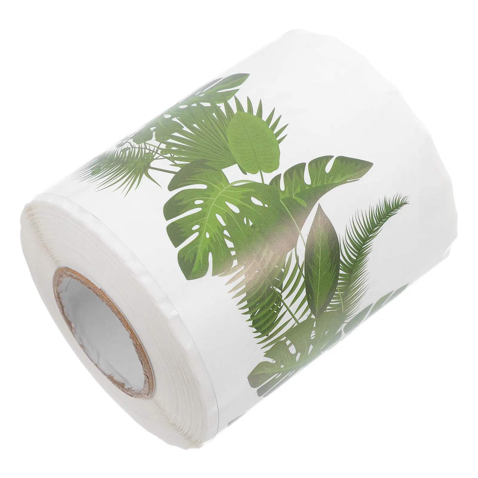 

1 рулон самоклеящейся водонепроницаемой декоративной наклейки-бордюра с узором из листьев деревьев для доски объявлений, классной комнаты, стен