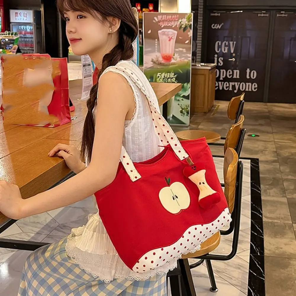 حقيبة رسائل محمولة حقيبة كتف الفواكه Harajuku بلون مضحك حقيبة يد الكورية نمط سستة الحقيبة النايلون حمل حقيبة في الهواء الطلق