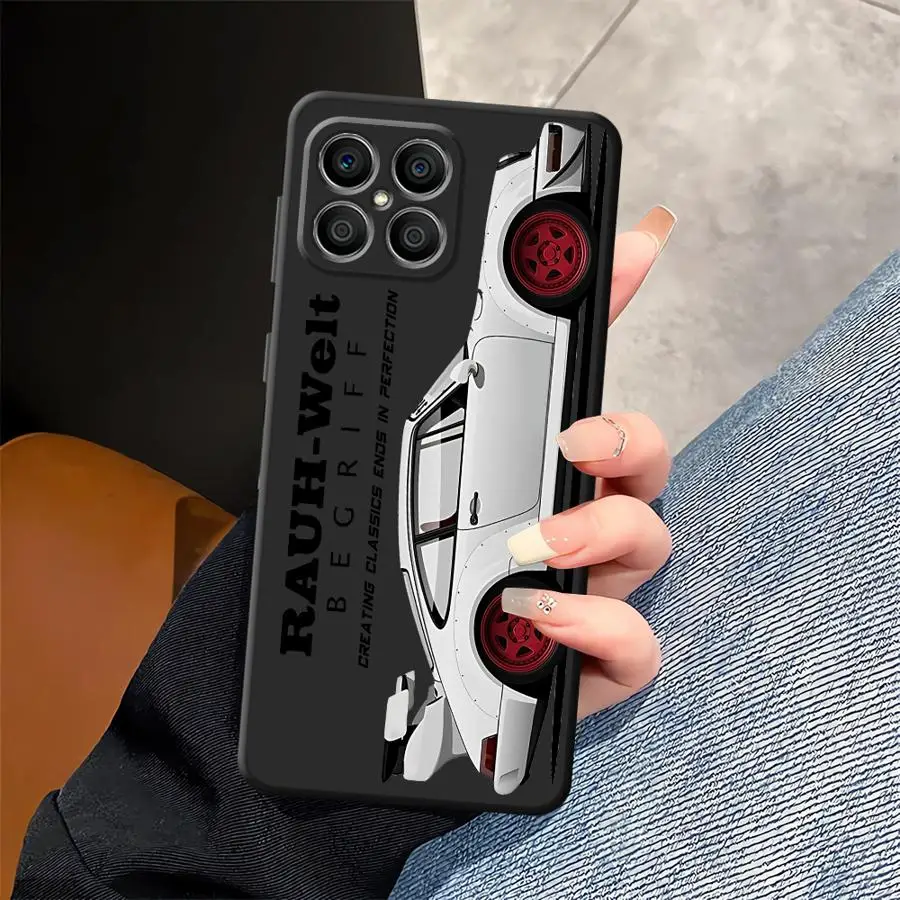 JDM طوكيو الانجراف سيارة رياضية كول الحال بالنسبة الشرف X7 8X X9c X9a X7a X8 X9 70 90 لايت لينة عودة غطاء الهاتف #4