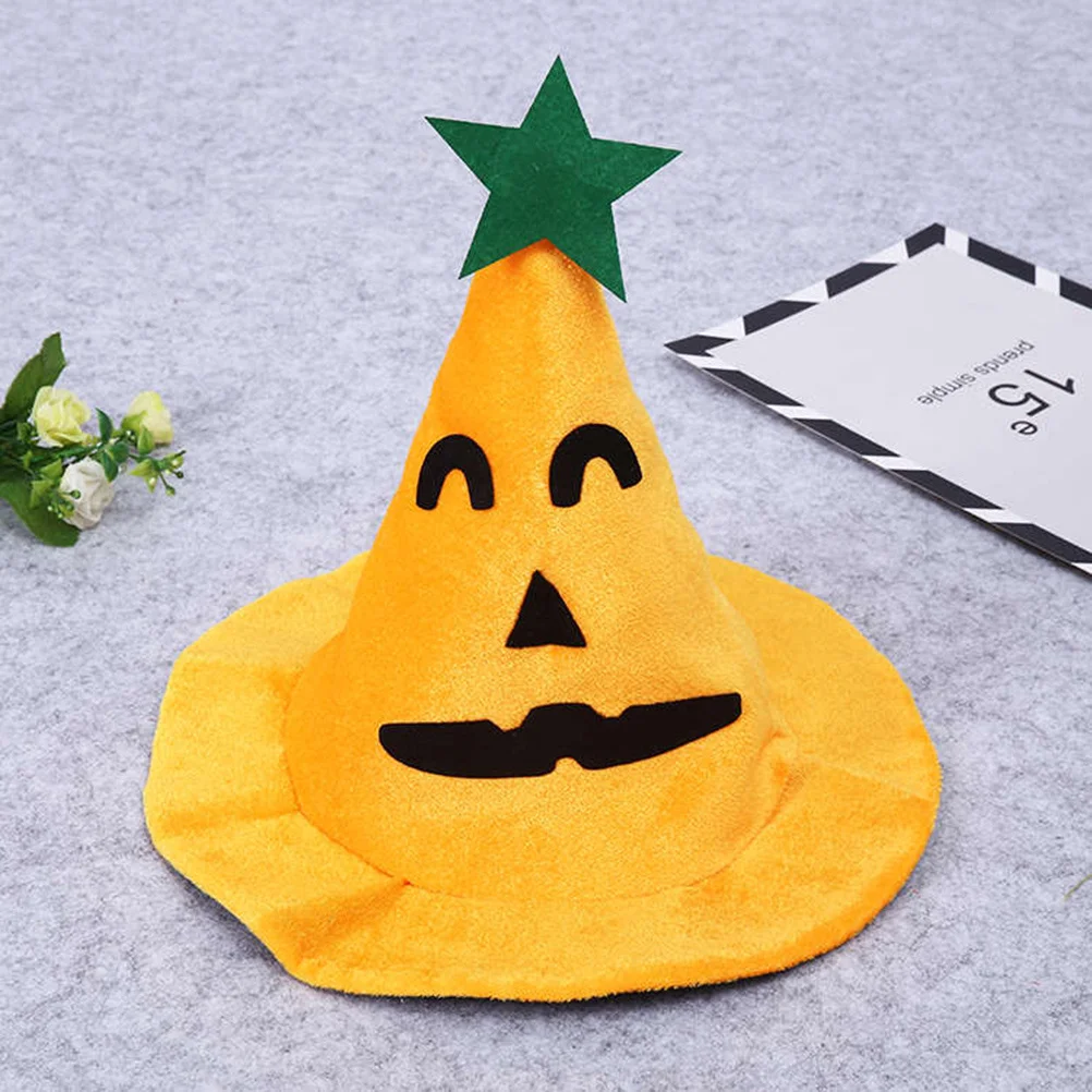 

4Pcs Halloween Pumpkin Hat Exquisite Design Cloth Cosplay Halloween Party Pumpkin Cap Mask Props Accessories Cosplay Hat