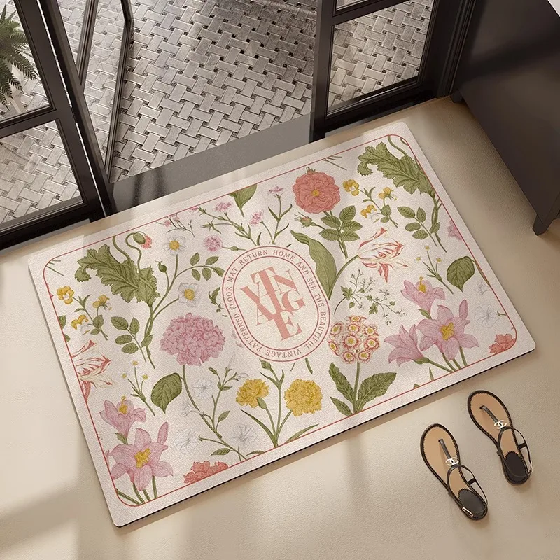 American bathroom mat, diatom mud, door absorbent foot pad, quick-drying non-slip floor mat, toilet, bathroom door mat, carpet