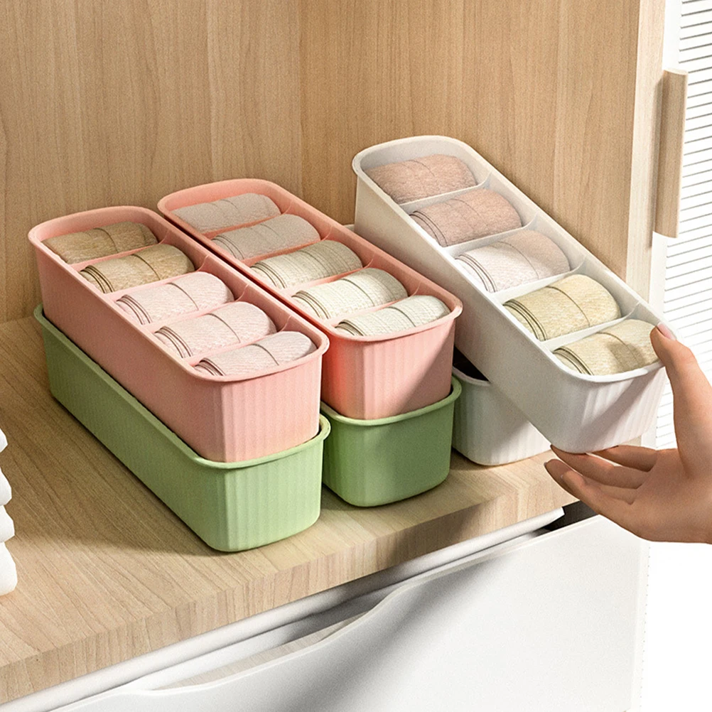 

3pcs Underwear Storage Box Drawer Organizer Sock Case For Bedroom Closet Wardrobesock Organizer Underwearmultifunctional