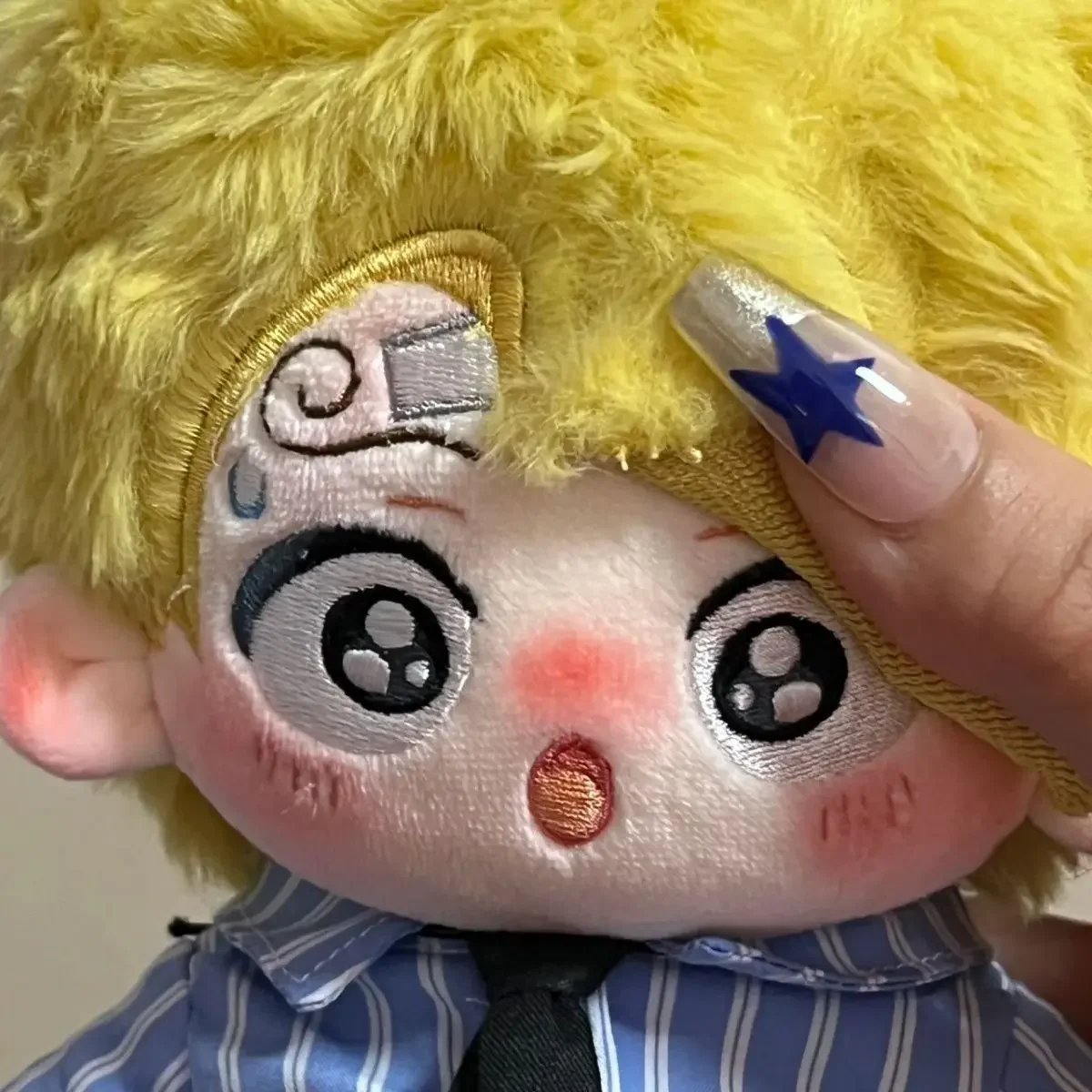 20cm Animation Surrounding Stuffed Plush Toys Sanji Cotton Doll Super Soft Dress-up Doll Fans Children\'s Adults Cartoon Gift Toy