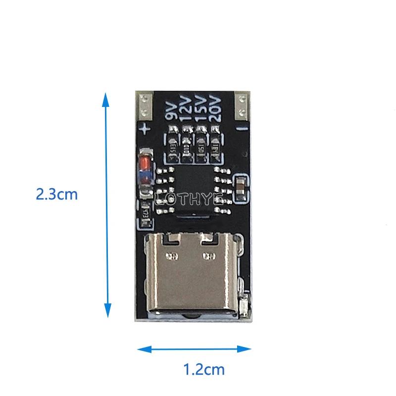 5PCS PD/QC Decoy Board USB-C PD Trigger Board Module ricarica rapida USB Type-c a 12v caricatore ad alta velocità Power Delivery Boost