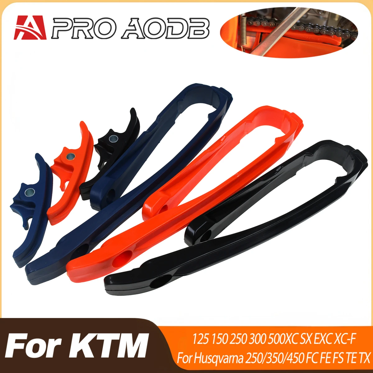 Motocross Enduro Chain Slider Swingarm Guide Protector For Husqvarna FC FE FS FX TC TE TX KTM SX XC XCF SXF EXC-F 250 350 450cc