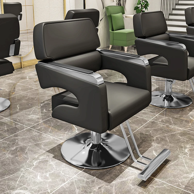 Salon Stühle Styling profession elle Friseur Sessel Hocker Friseur Möbel Schönheit Friseursalon Silla Barberia Masken bildner