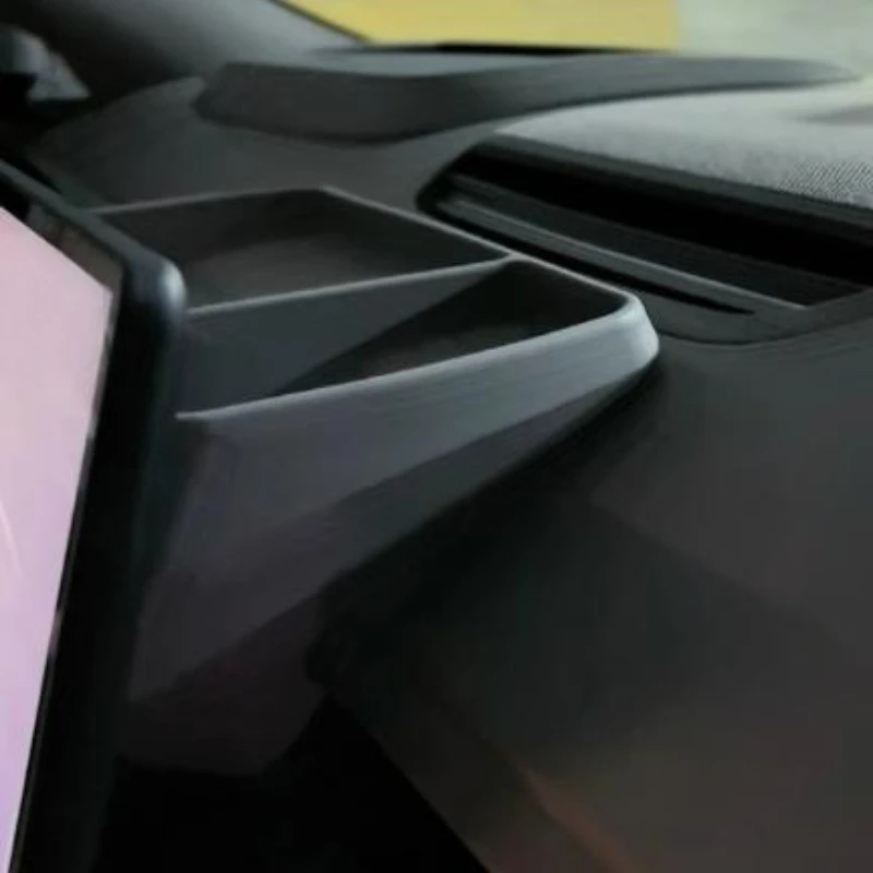 

For ZEEKR 007GT Storage Box After Screen Silicone Material Glue-free Central Control Navigation Screen Etc Storage Box