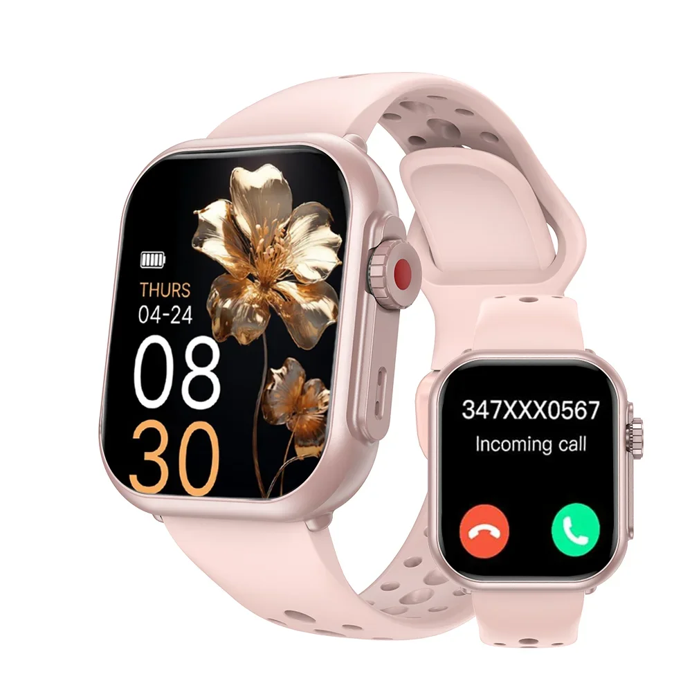 

1000mAh Battery 1.83" HD Display Bluetooth Call IP68 Fitness Tracker Heart Rate Smartwatch for Men Women