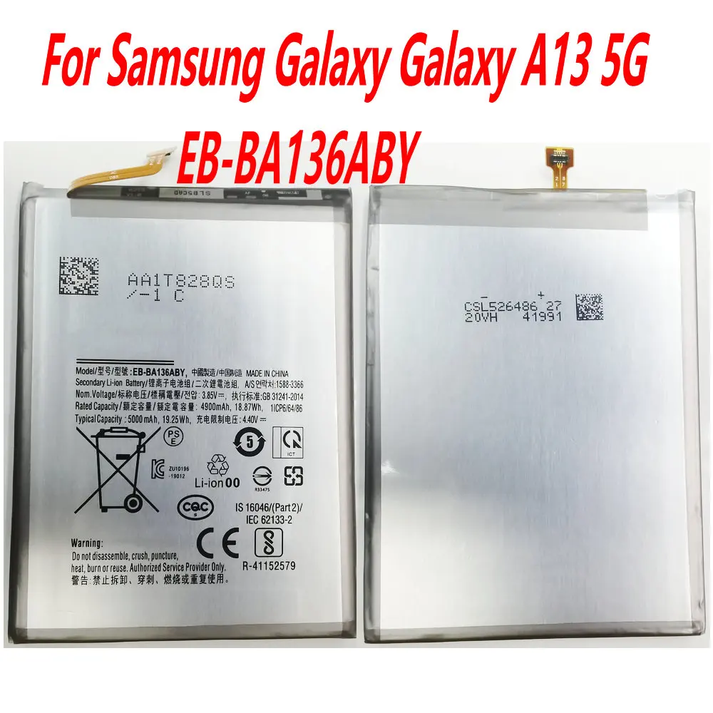 

New EB-BA136ABY Replacement Battery For Samsung Galaxy A13 5G Mobile Phone