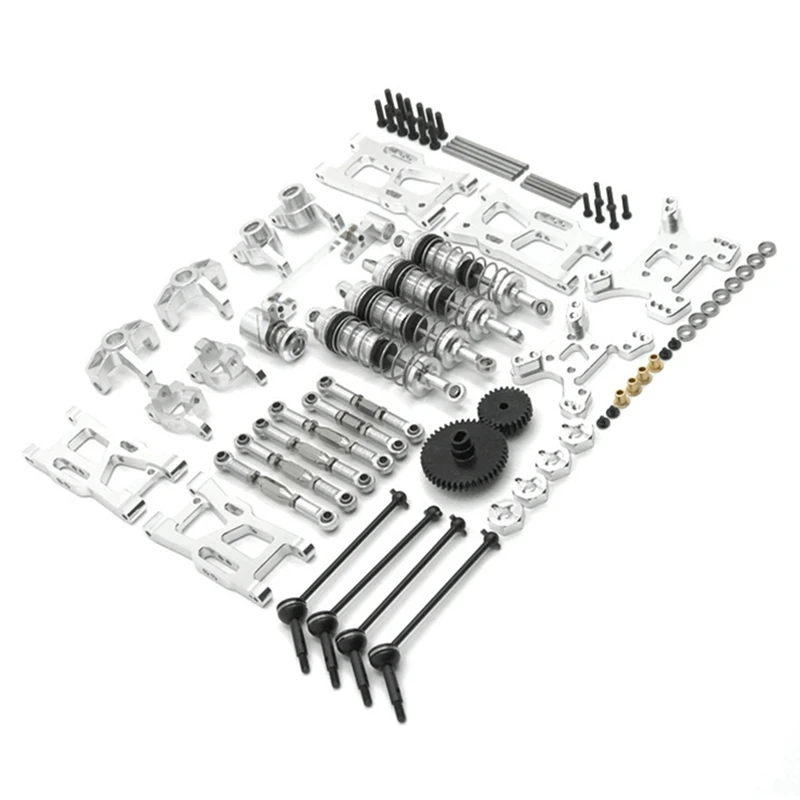

For Wltoys 144001 144002 144010 124017 124019 Swing Arm Shock Absorber Upgrades Modification Kits RC Car Accessories