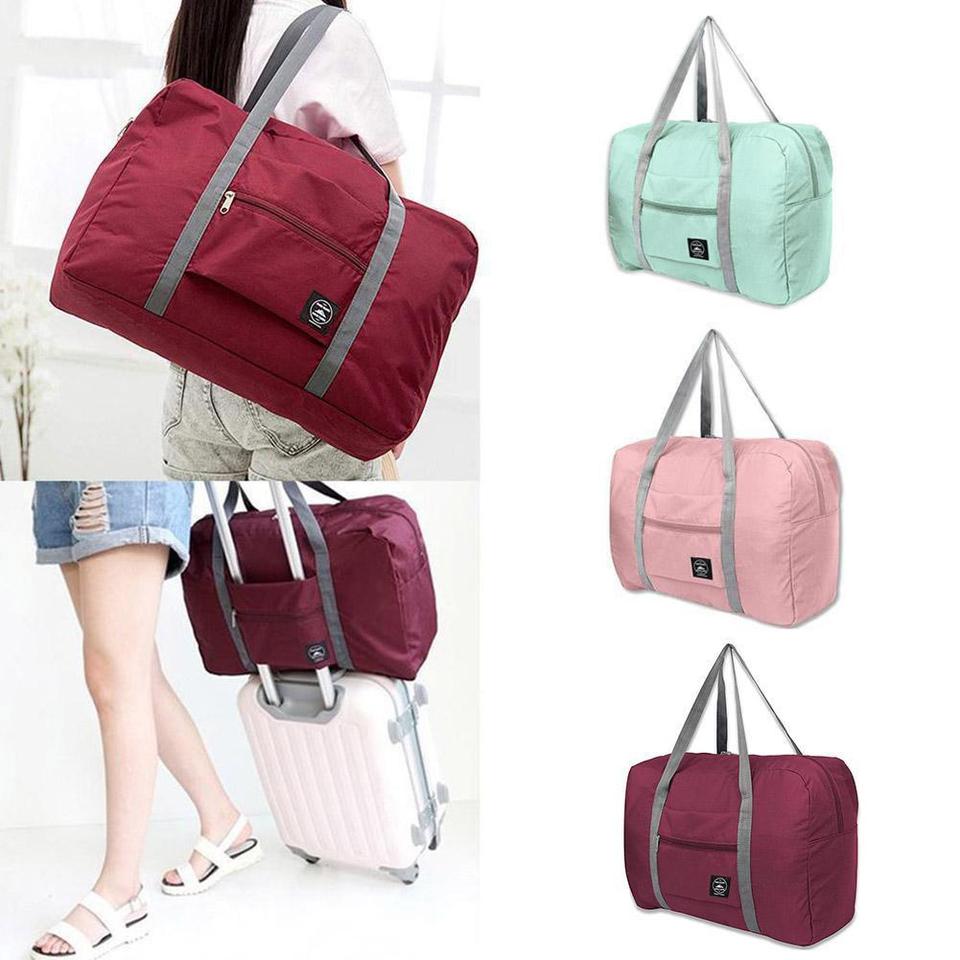  Foldable Travel Duffel Bag for Airlines Carry on Bag Weekender Overnight Hospital Tote Bag Gym Duffel Bag Women Men 