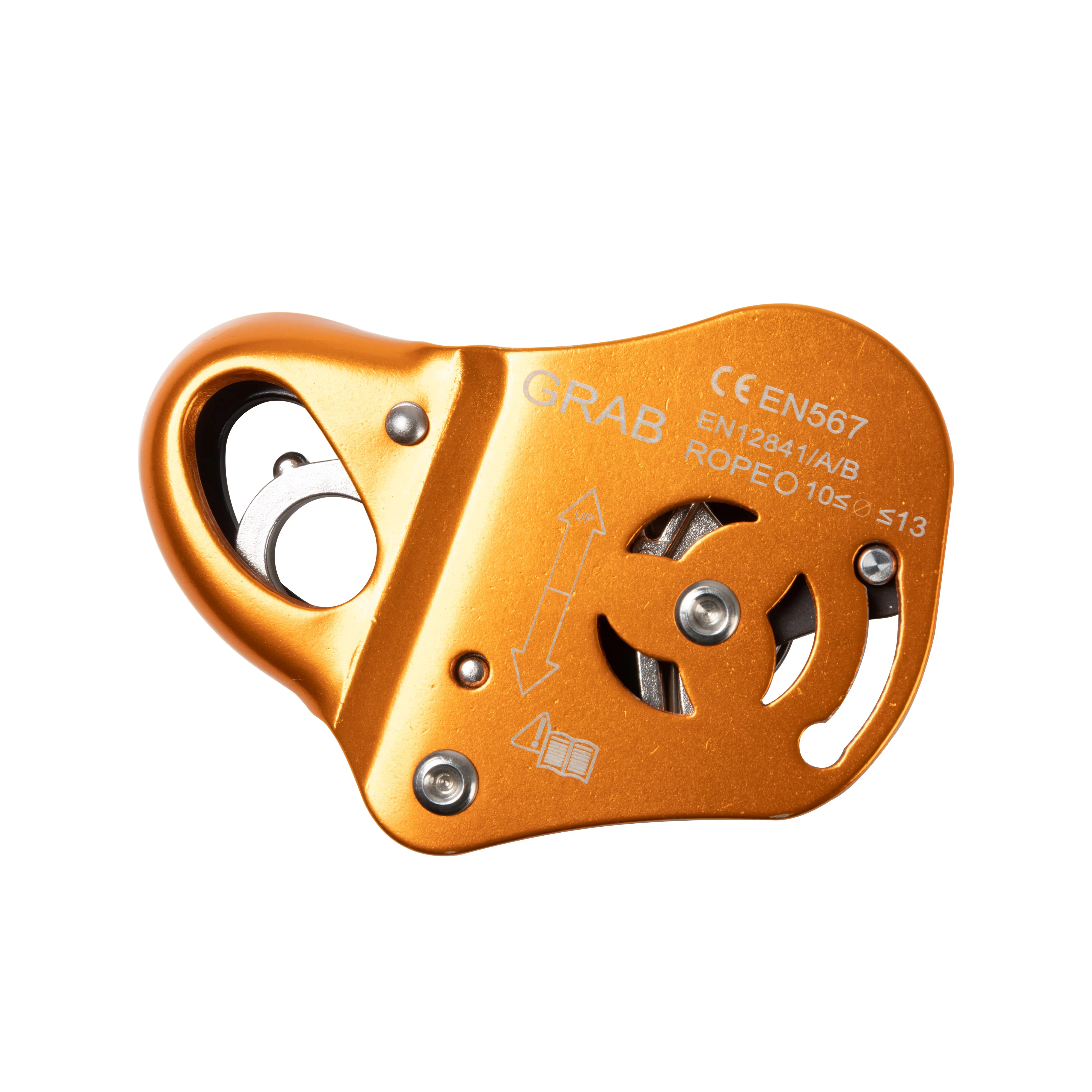 Climbing Ascending & Descent Rope Clamp Auto-Locking Anti-Fall Protective Equipment Removable Safety Gear