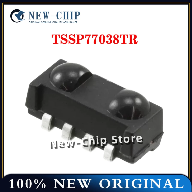 2PCS-20PCS/LOT  TSSP77038TR  SMD-4P,3x6.8mm  Infrared Remote Receiver (IRM)   The receiving distance is 8m ±50°   New Original