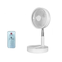 7200Mah Portable Fan Rechargeable Mini Folding Telescopic Fan Low Noise Electric Cooling Fan For Outdoor Home