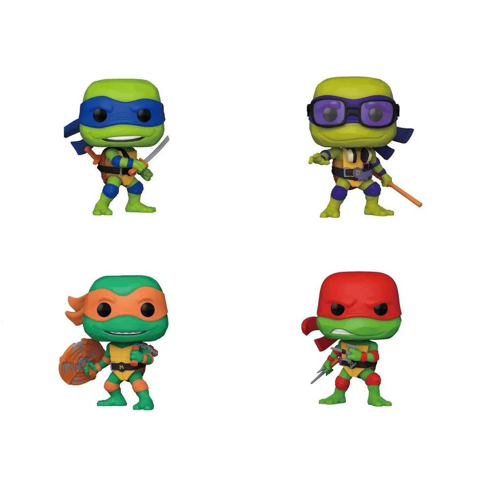 MINISO Ninja Turtle Anime Figuur Neca 1990 Filmversie Editie Actie Beeldje Model Pvc Standbeeld Kamer Ornament Verjaardagscadeau
