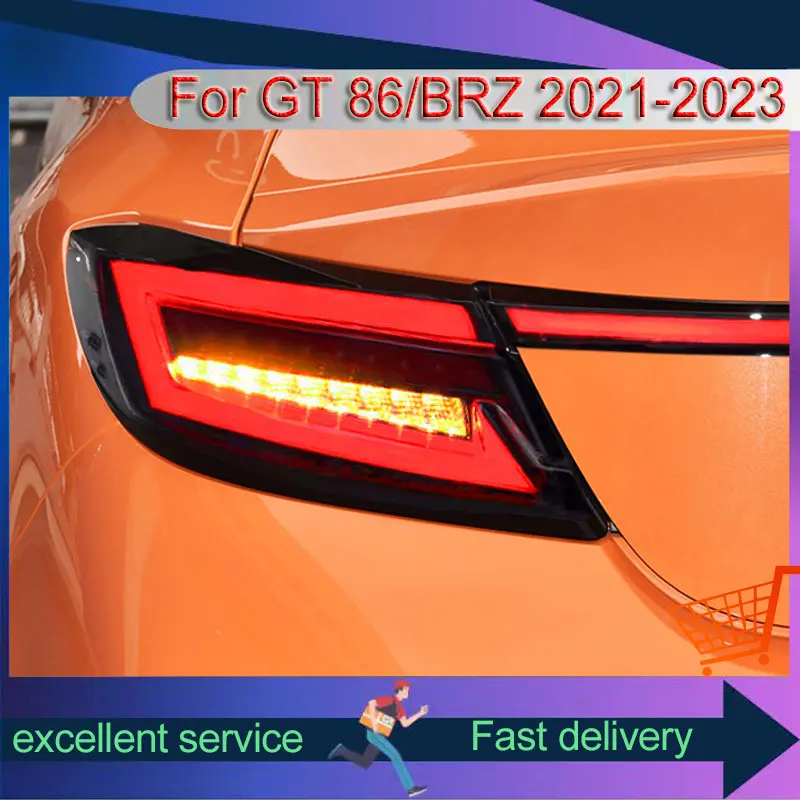 

Upgrade Automobile Rear Lamp For Toyota GT 86 BRZ 2021-2023 Refit New Style Taillight With LED Running Reversing Lights Assembly