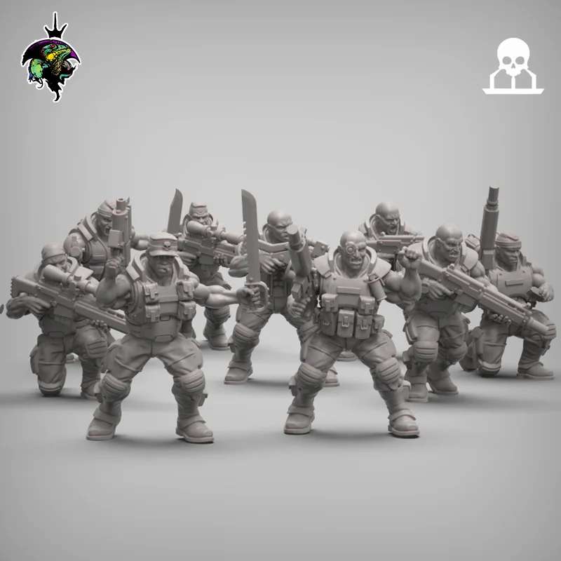 75mm，50mm，32mm,28mm ,miniature model resin figure  ,Unassembled andunpainted kit