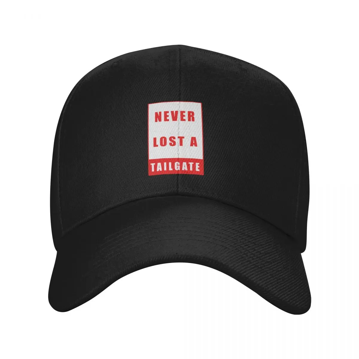 Never lost a tailgate Baseball Cap Snapback Cap Vintage Caps For Women Men's