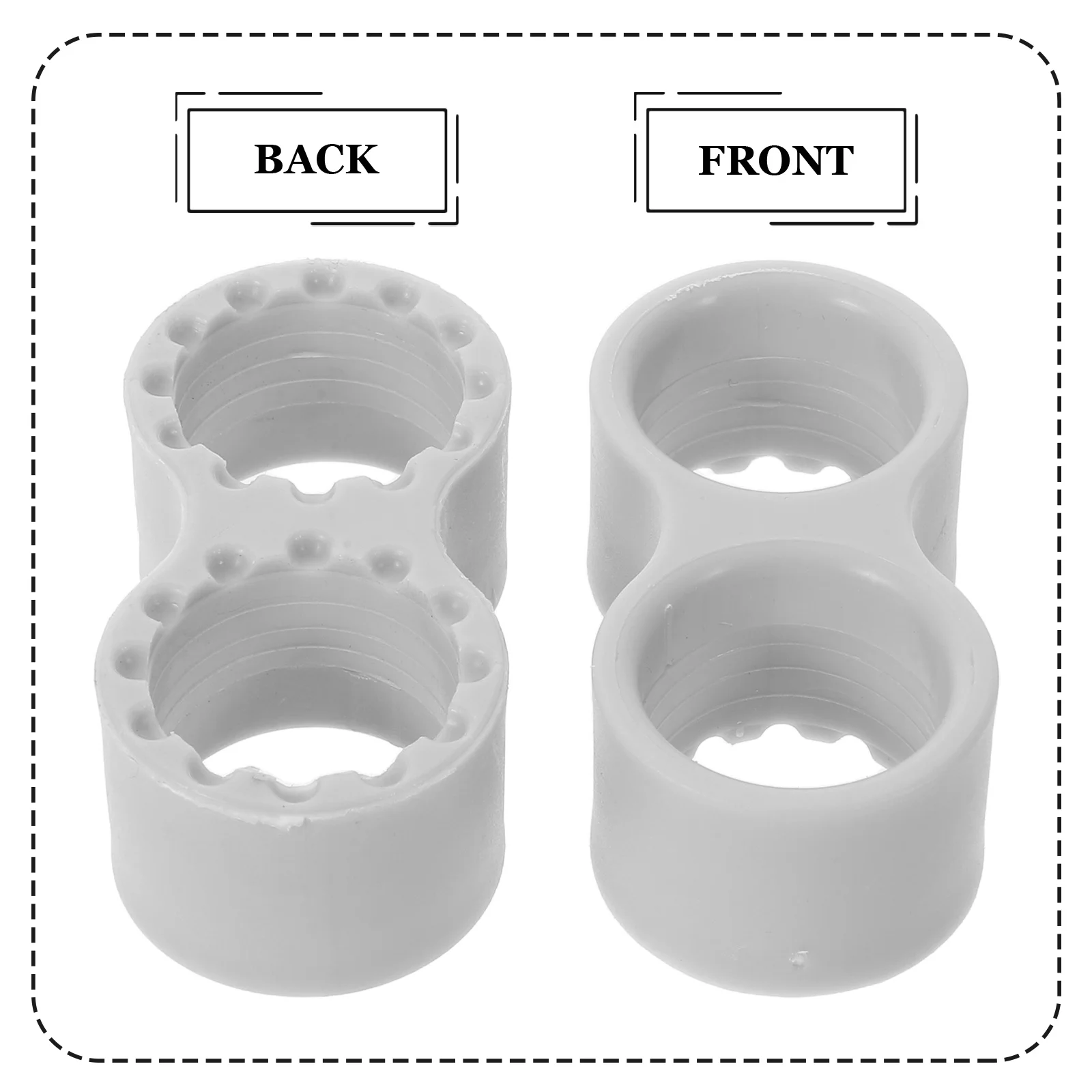 ฐานกันลื่นสำหรับคอกกั้นเด็ก 2 ชิ้น ทำจากพลาสติก ติดตั้งง่าย ใช้ยึดพื้น สำหรับเด็กวัยหัดเดิน รั้วกั้นเด็ก อุปกรณ์เสริมสำหรับสัตว์เลี้ยงและเด็กทารก