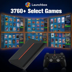 Launchbox OS Retro Gaming HDD 3760+Games for PS4/PS3/PS2/SWITCH/WIIU/DC/N64/NES Emulators Retro Game Consoles for Win PC&Laptop
