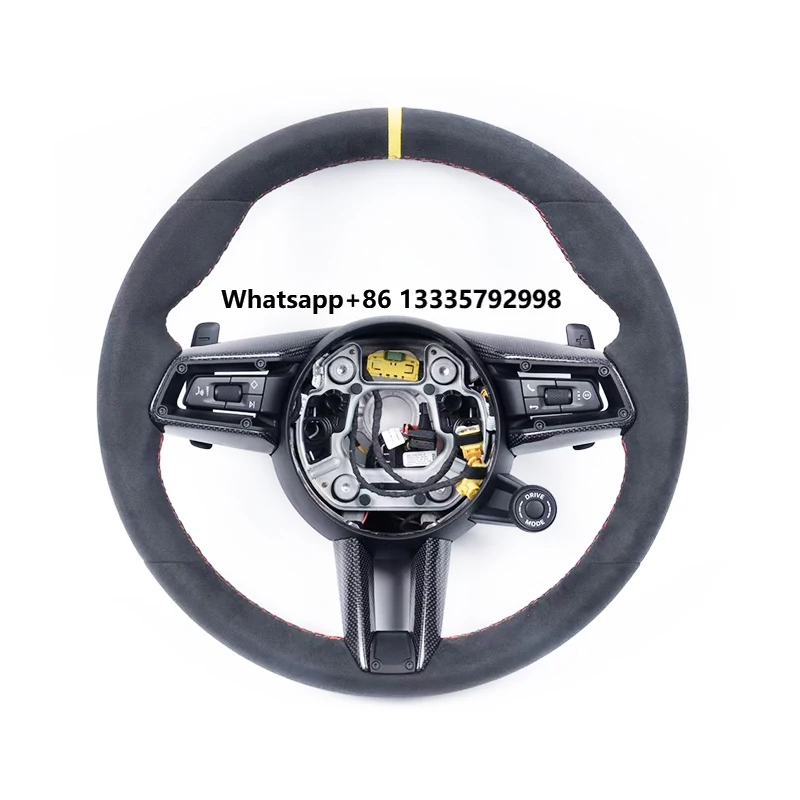 

Suitable for Porsche 2020-2024 911 Body Interior Upgrade GT Carbon Fiber Steering Wheel Cayenne Panamera 971.2 976