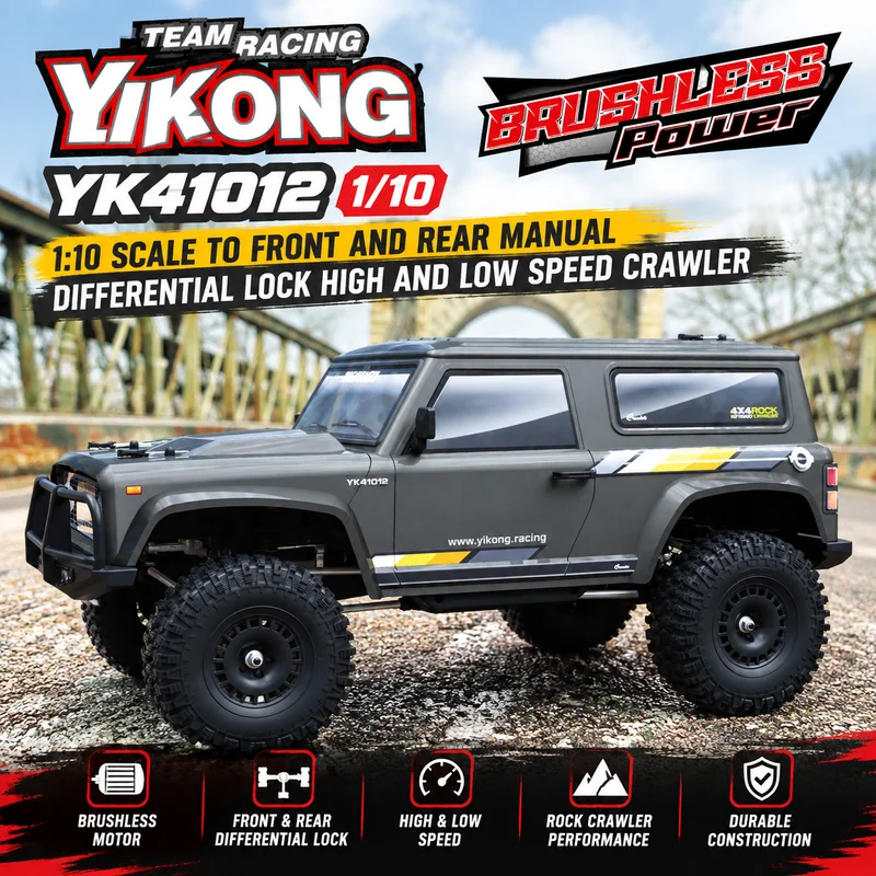 YIKONG YK41012 1/10スケール RCクローラ - Rc Crawler 1/10 4Wd Portal Axle のレビューと価格