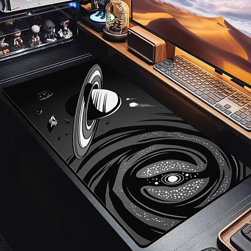 Xxl Gaming Mouse Pad Black Hole Speed Mousepad Professional PC Gamer Cabinet Mechanical Keyboard Carpet Gaming Computer Desk Mat