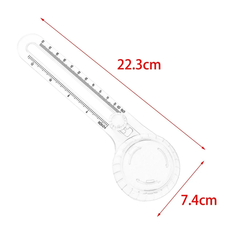 ABJG-Circle Cutter para papel, cortador circular giratorio, cortador circular de brújula, cortador de papel circular