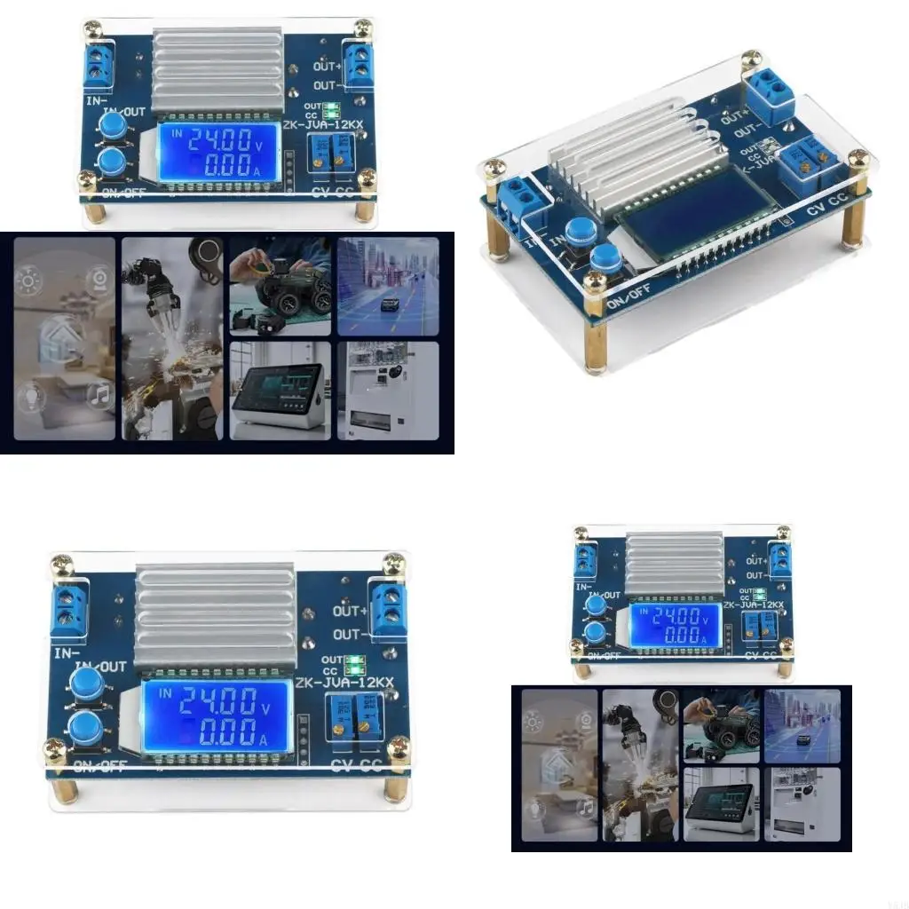 

Y5JB DC5.3V to 32V 12A Step Down Regulator with PreciseLCD Display for Lab Experiments and ATVs