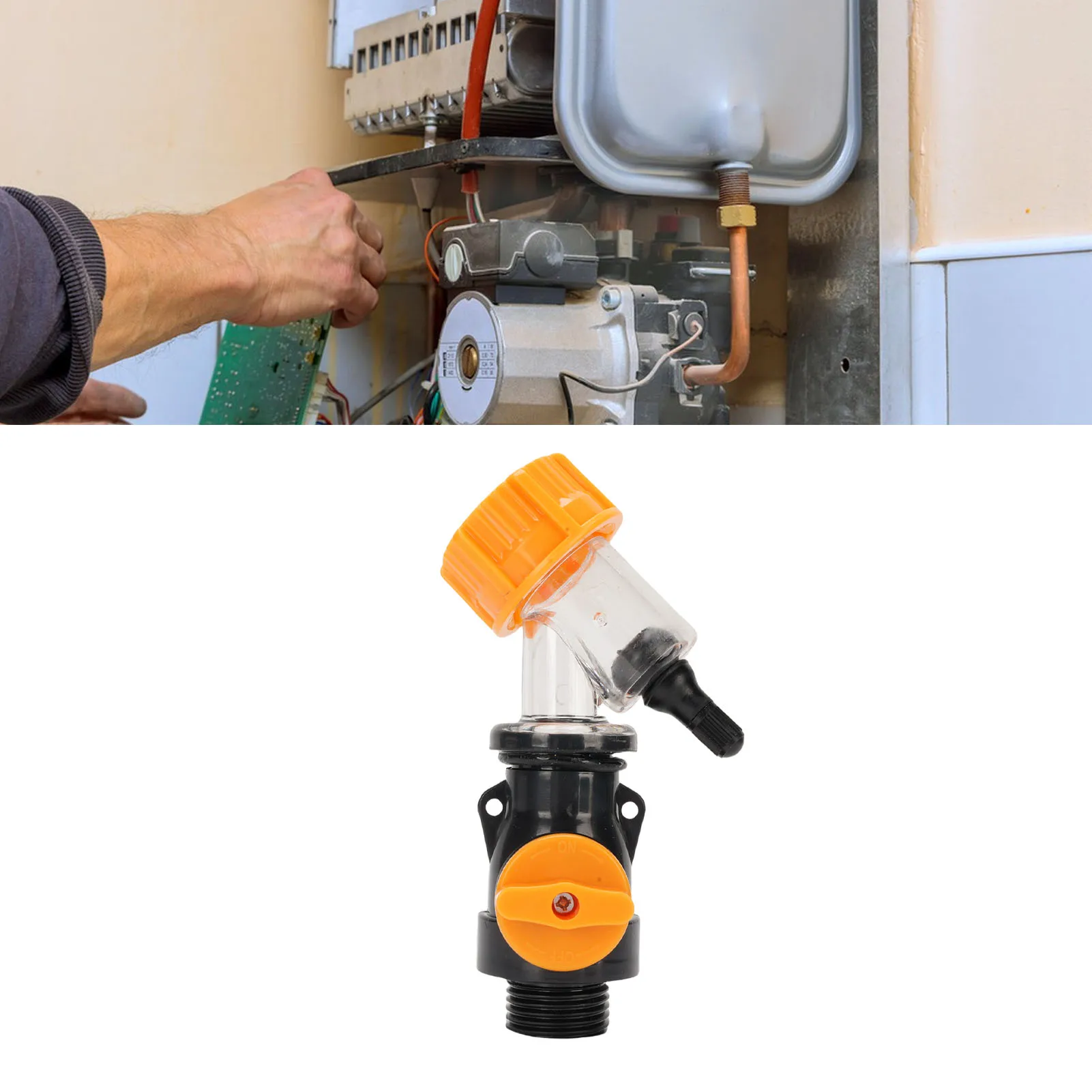 

Очиститель водонагревателей из АБС-пластика: инструмент для промывки водонагревателей, удаления засоров, размешивания осадка и грязи