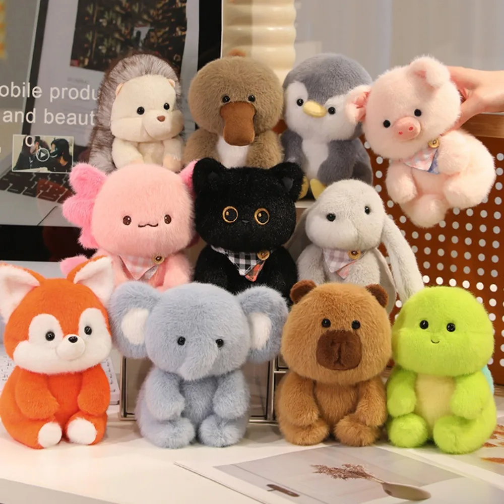 

Turtle Plush Capybara Doll Animal Pet Little Rabbit Plush Toy Soft Cute Black Cat Plush Doll Festival Party Decor