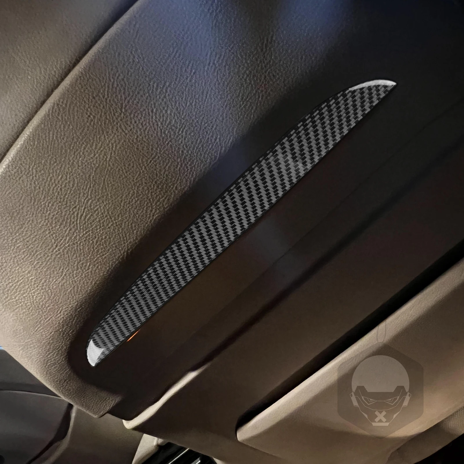 Carbon Fiber Car Accessories Seat Backs Strip Interior Trim Cover Soft Sticker For BMW 7 Series F01 730li 740li 750li 2009-2014