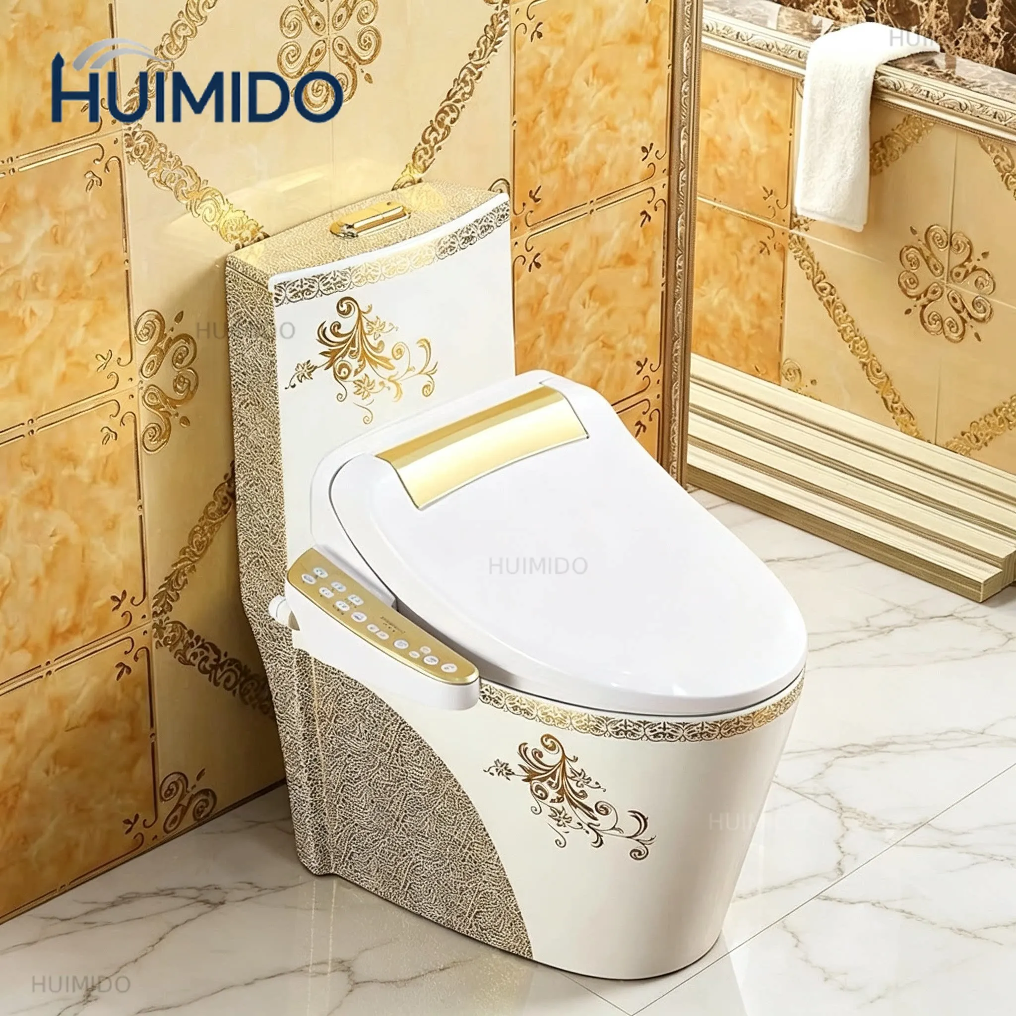 Smart toilet integrated creative small apartment fully automatic household instant toilet flush electric toilet
