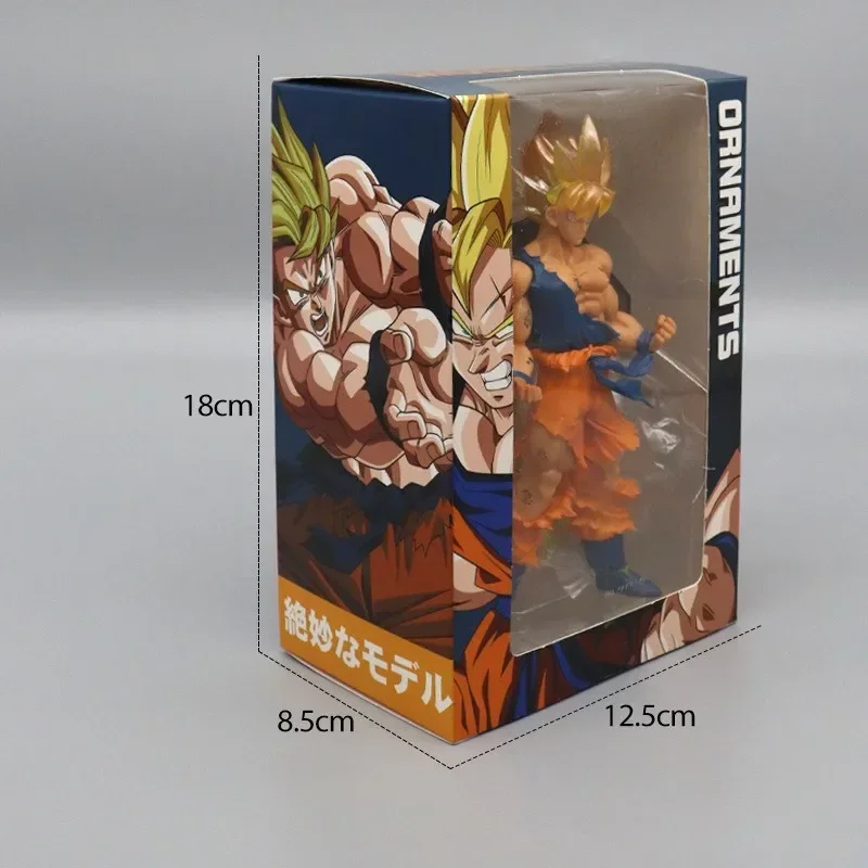 Hot Dragon Ball Son Goku Super Saiyan Anime Figure 16cm Goku DBZ Action Figure Model Gifts Collectible Figurines for Kids image 4