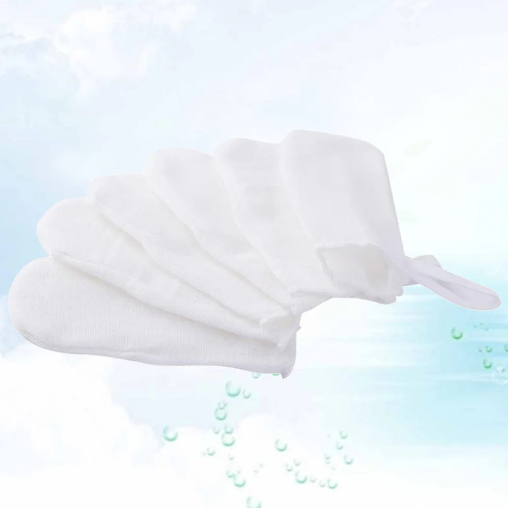 

6Pcs Sterilized Baby Finger Toothbrush Gauze Dental Brush Infant Oral Hygiene Baby Tooth Brush Finger Toothbrush