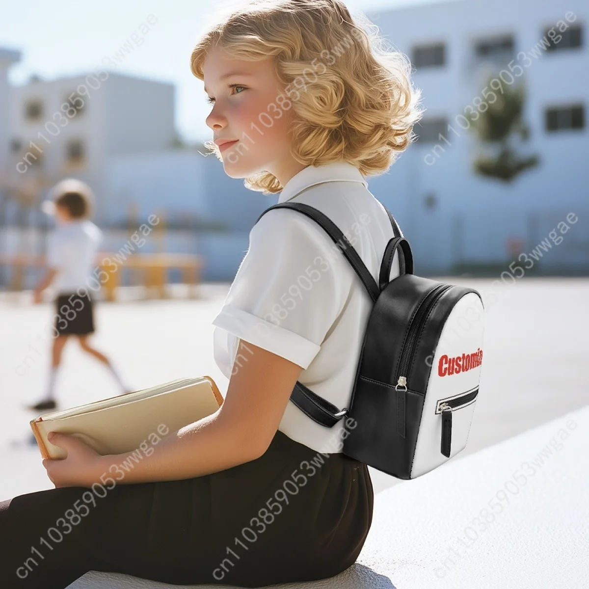 Mikecrack Backpack Purse Women Schoolbags Anime Customized Double Shoulder Bag High Quality Mini Daypack Leather Travel Bag Gift