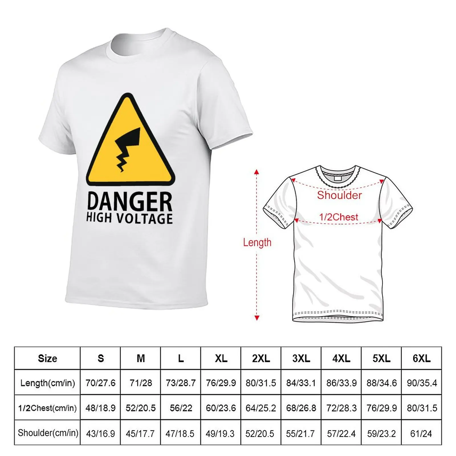 Electric High Voltage T-Shirt Lightweight Gym Training T-Shirt