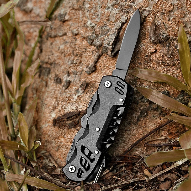 New EDC Combination Outdoor Tool 12 Knife Swiss Knife Outdoor Knife Stainless Steel Multifunctional Folding Pliers