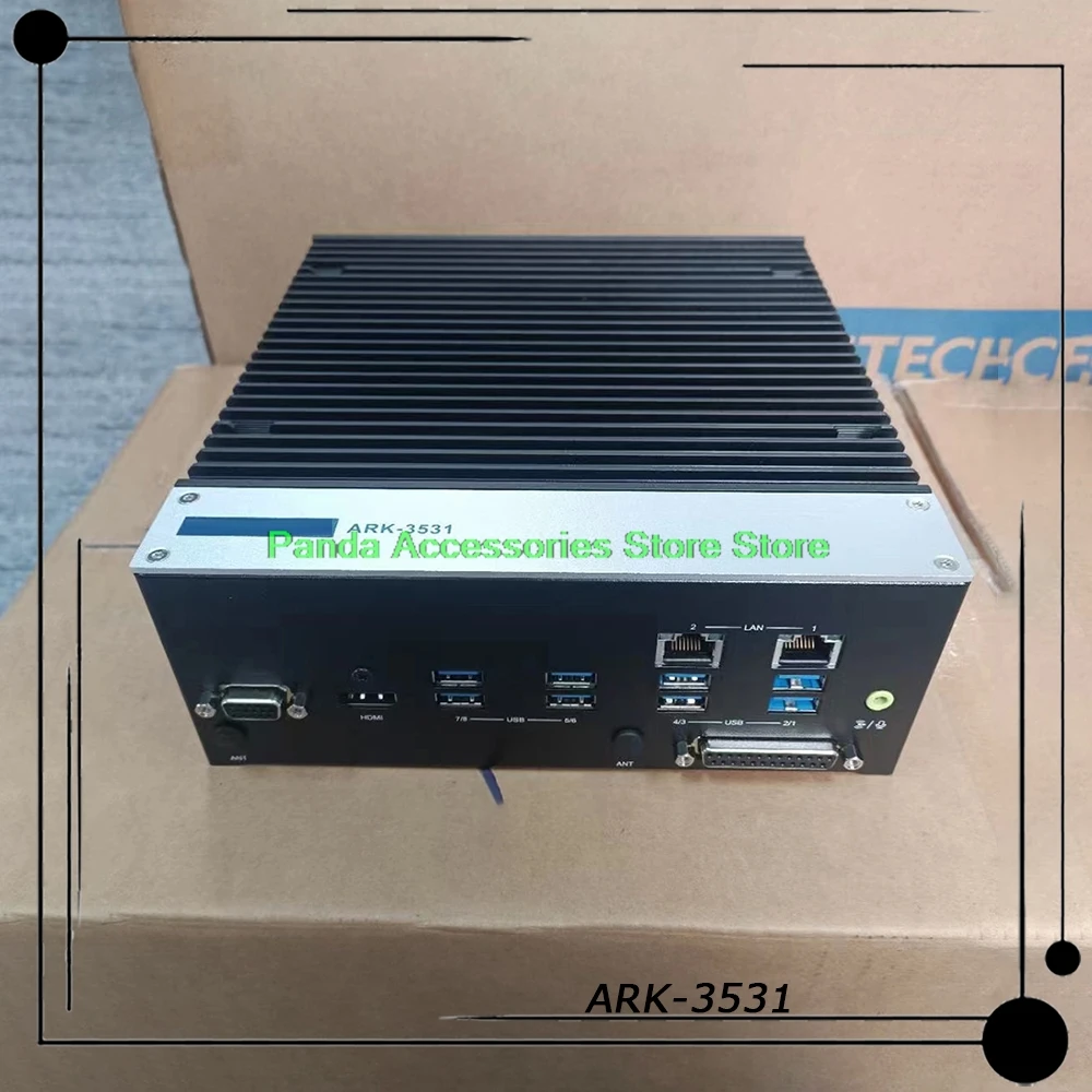 ARK-3531 For Advantech Embedded IPC ARK-3531-00A1 PC PC Dual Display HDMI Port Support 8/9  4 232+4 485 8 USB