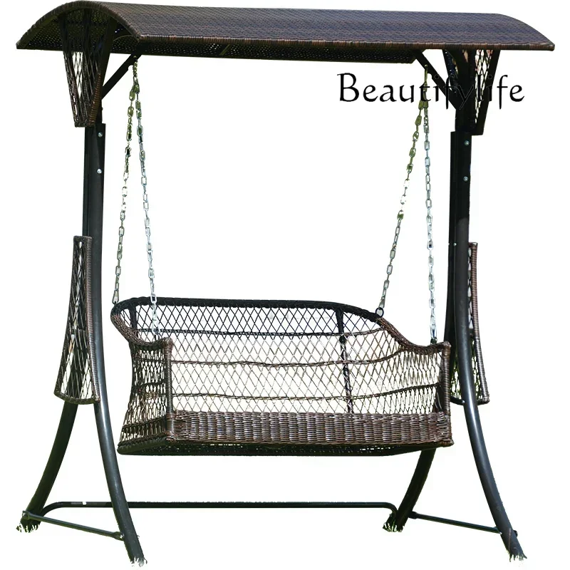 

Outdoor swing Hanging chair Hammock Indoor double cradle Balcony Rattan designer fashion