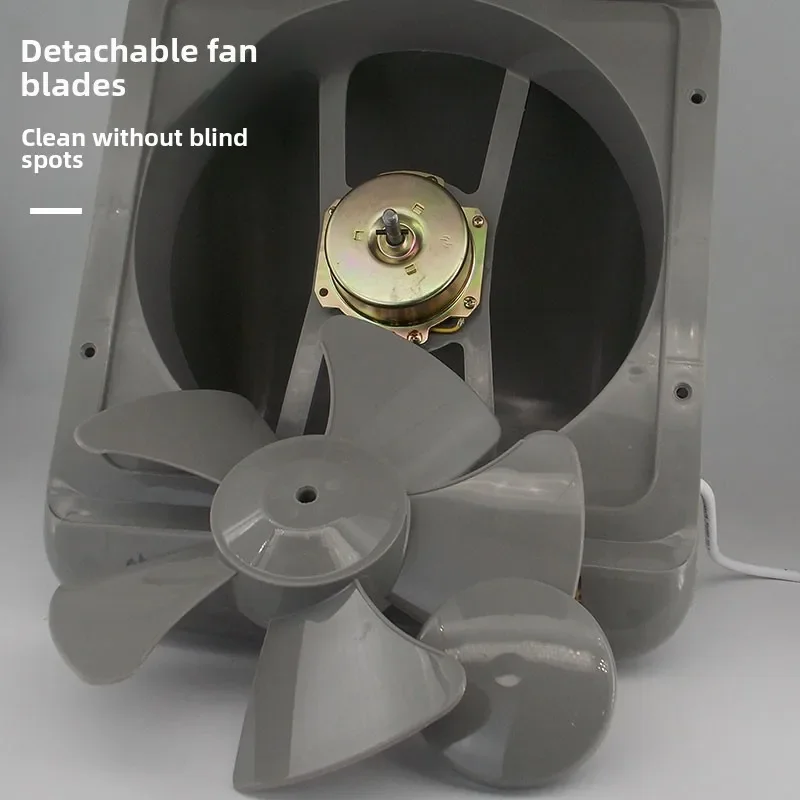 Extrator de exaustor de fumaça de óleo de cozinha 220V Ventilador de ventilação de alta potência de 10 polegadas com tampa à prova de chuva