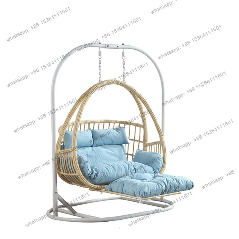 Hanging basket rattan chair double balcony chair indoor swing household simple and fashionable