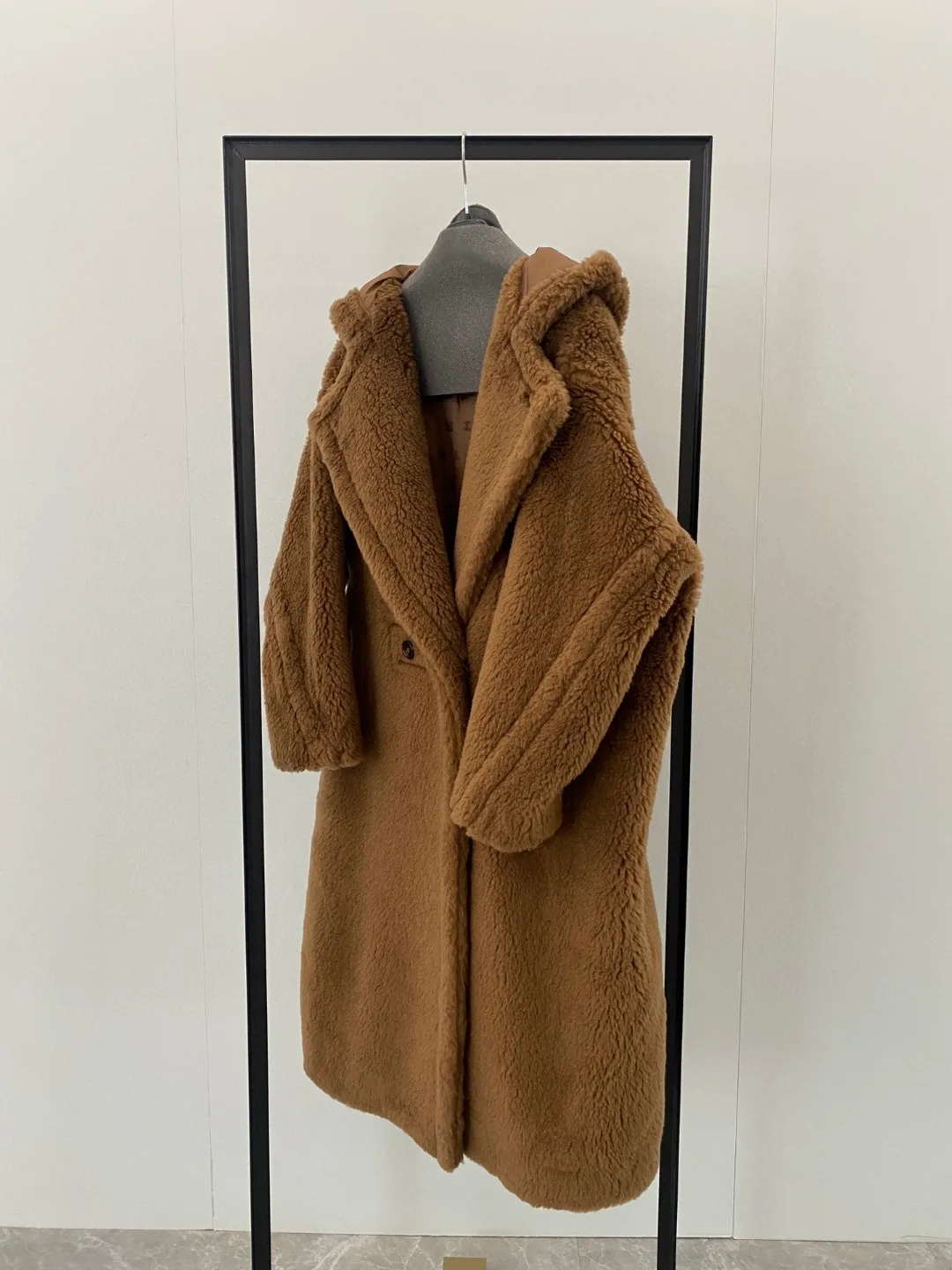 Cappotto invernale donna Alpaca di media lunghezza Parka in pelliccia di agnello vera pelliccia orsacchiotto con cappuccio caldo giacca spessa donna