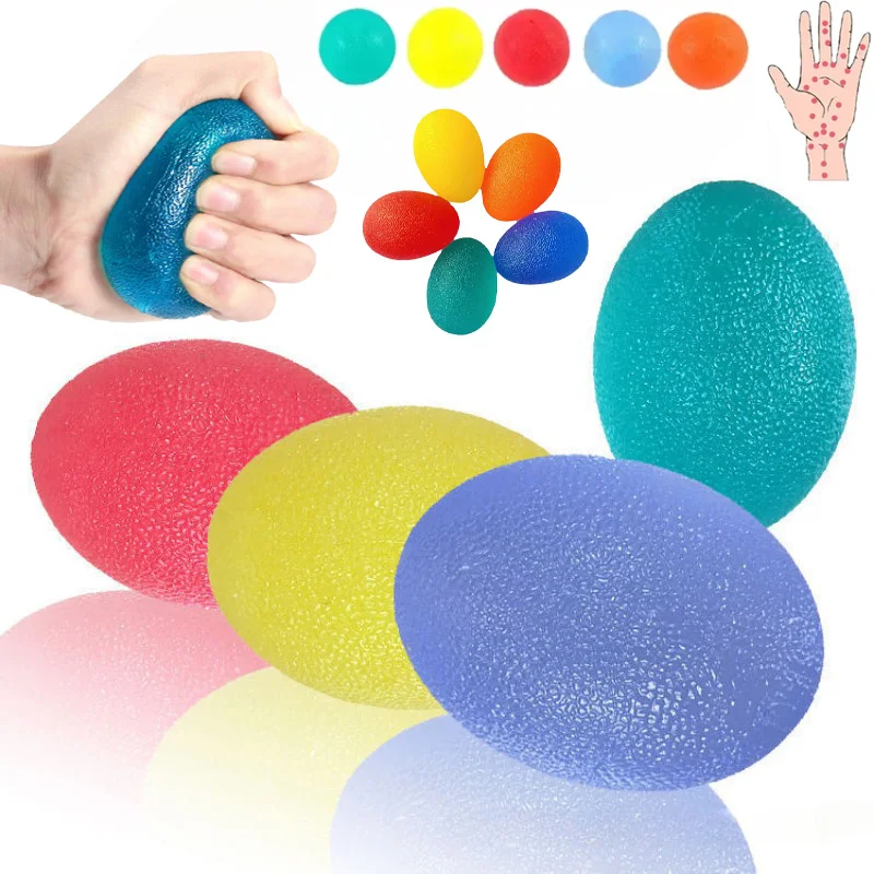 Hand Grip Kraft Training Expander Erwachsene Kinder Gym Fitness Finger Exerciser Handgelenk Rehabilitation Stress Relief Silikon Ball
