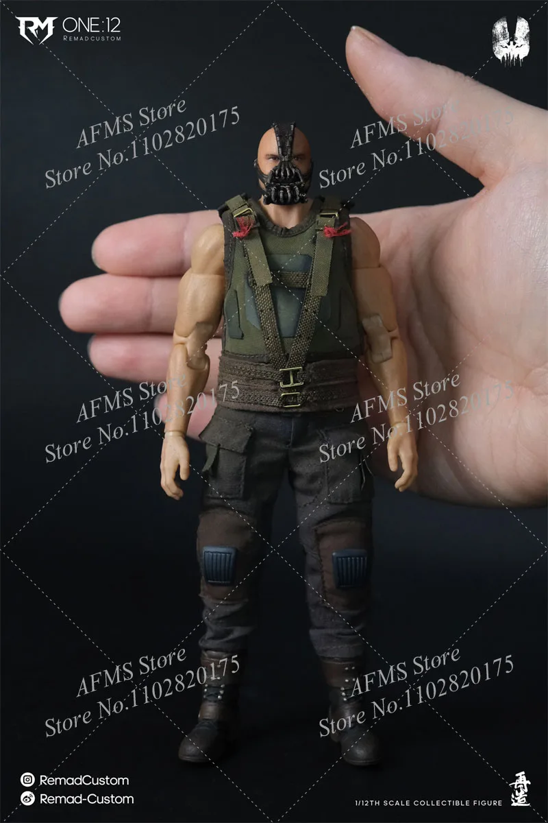 Remad Custom RM-001 1/12 Scale Collectible Figure Destroyer Bat Killer Bain Full Set 6Inch Male Soldier Action Figure Model